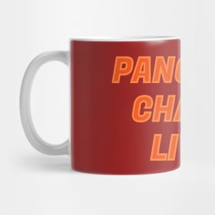 PANCAKES CHANGE LIVES FUNNY TEXT DESIGN Mug